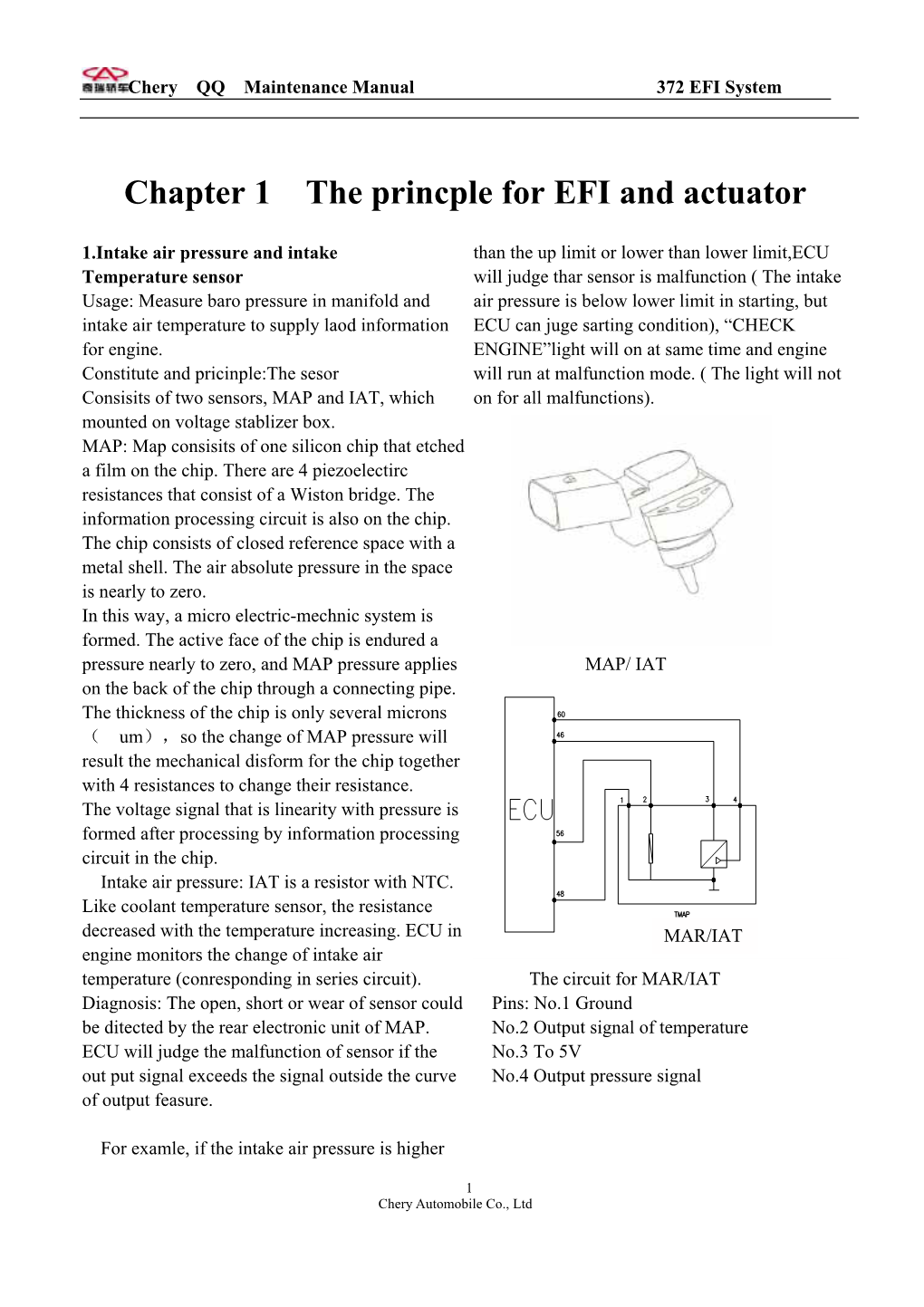 Chapter 1 the Princple for EFI and Actuator