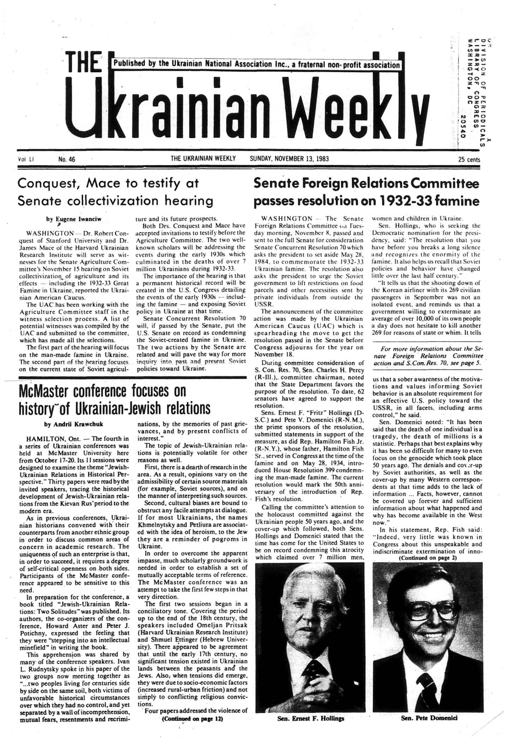 The Ukrainian Weekly 1983, No.46