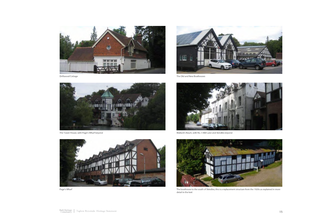 Taplow Riverside: Heritage Statement