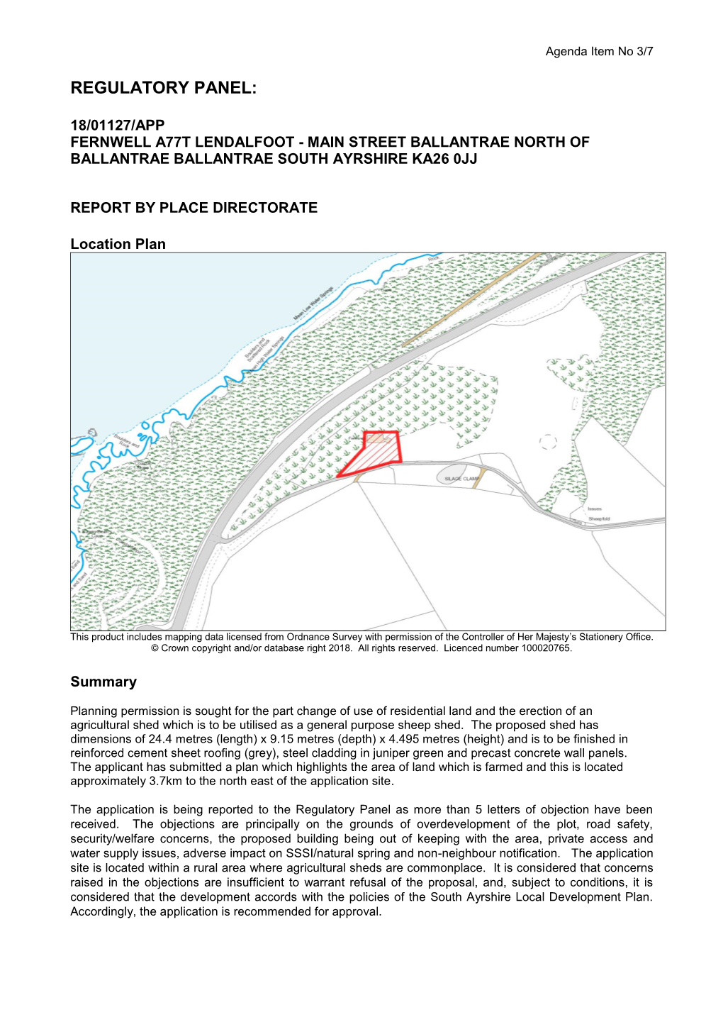 Fernwell A77t Lendalfoot - Main Street Ballantrae North of Ballantrae Ballantrae South Ayrshire Ka26 0Jj