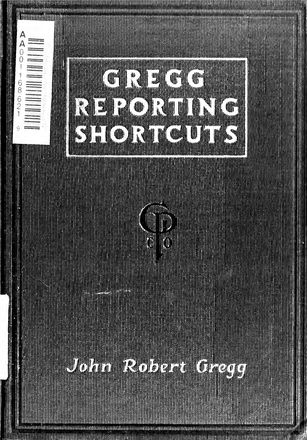 Gregg Reporting Shortcuts