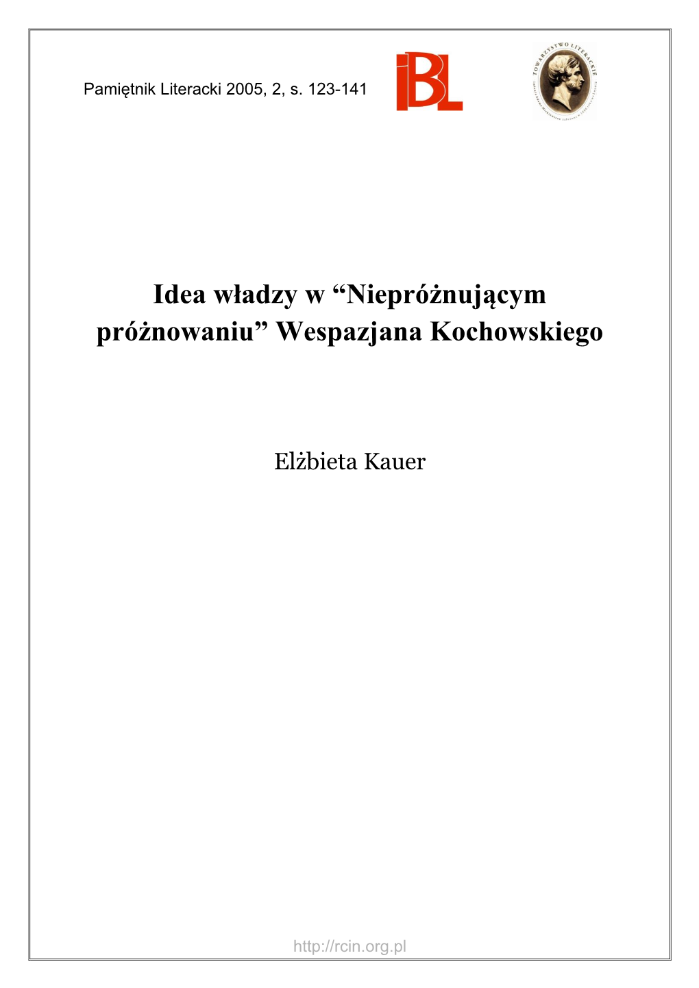 Idea Władzy W Niepróżnującym Próżnowaniu Wespazjana