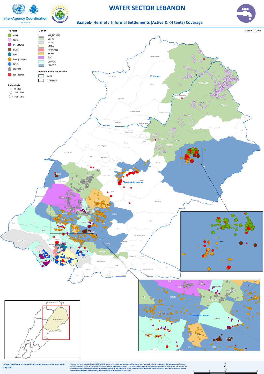 Baalbek- Hermel : Informal Settlements