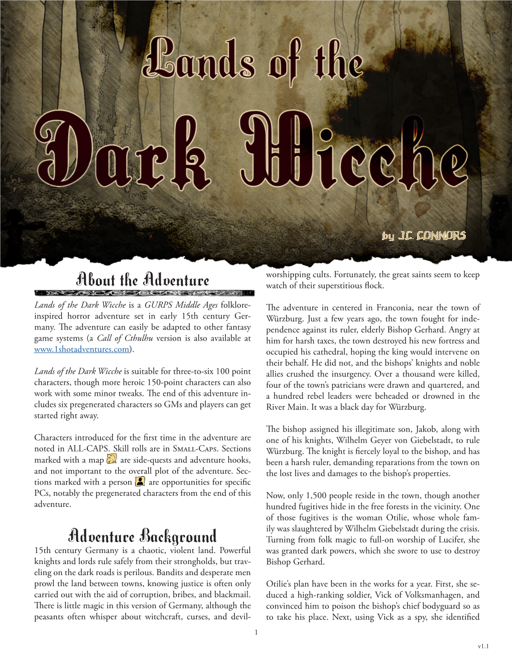 Lands of the Dark Wicche (GURPS Middle Ages)