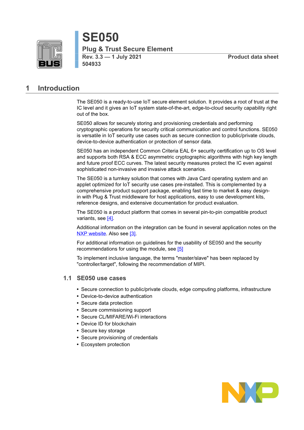 SE050-DATASHEET.Pdf