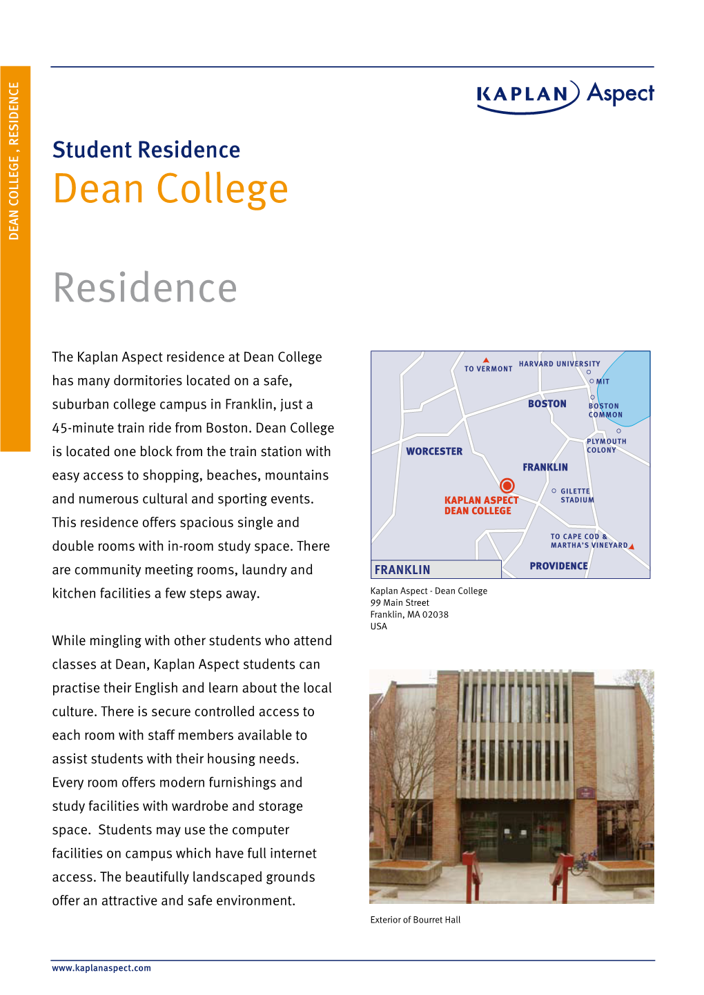 Dean College Residence