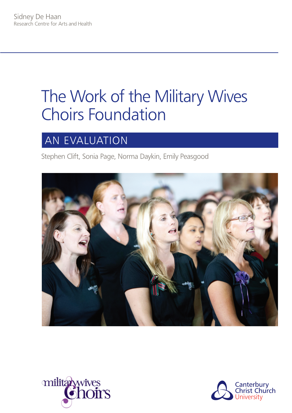 The Work of the Military Wives Choirs Foundation