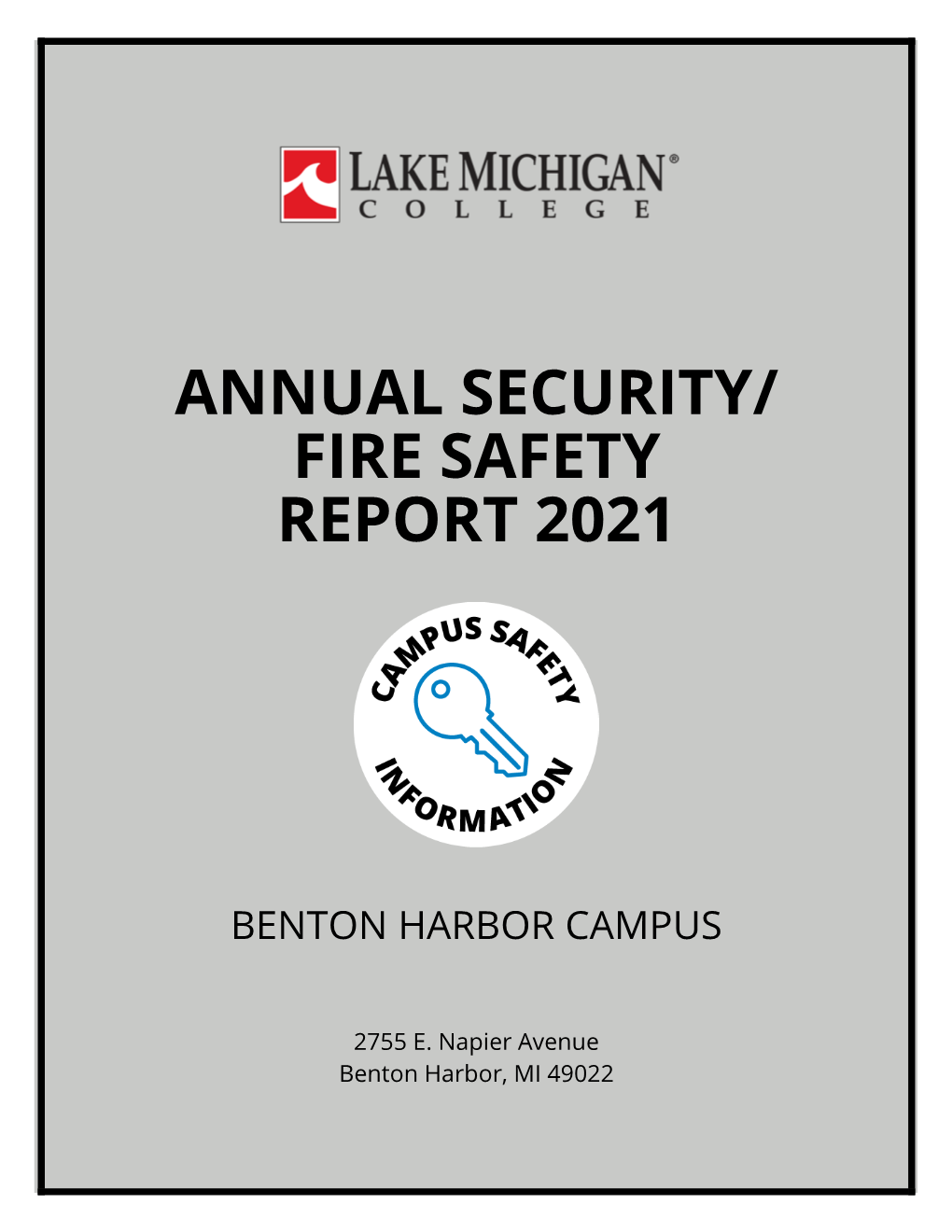 Annual Security Report Table of Contents