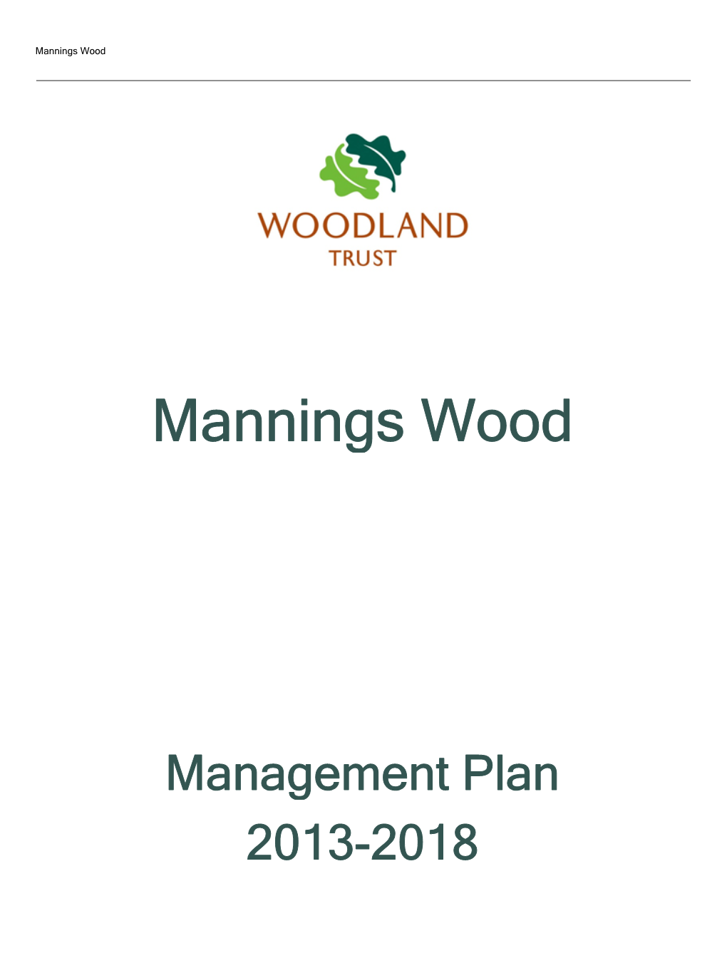 Mannings Wood