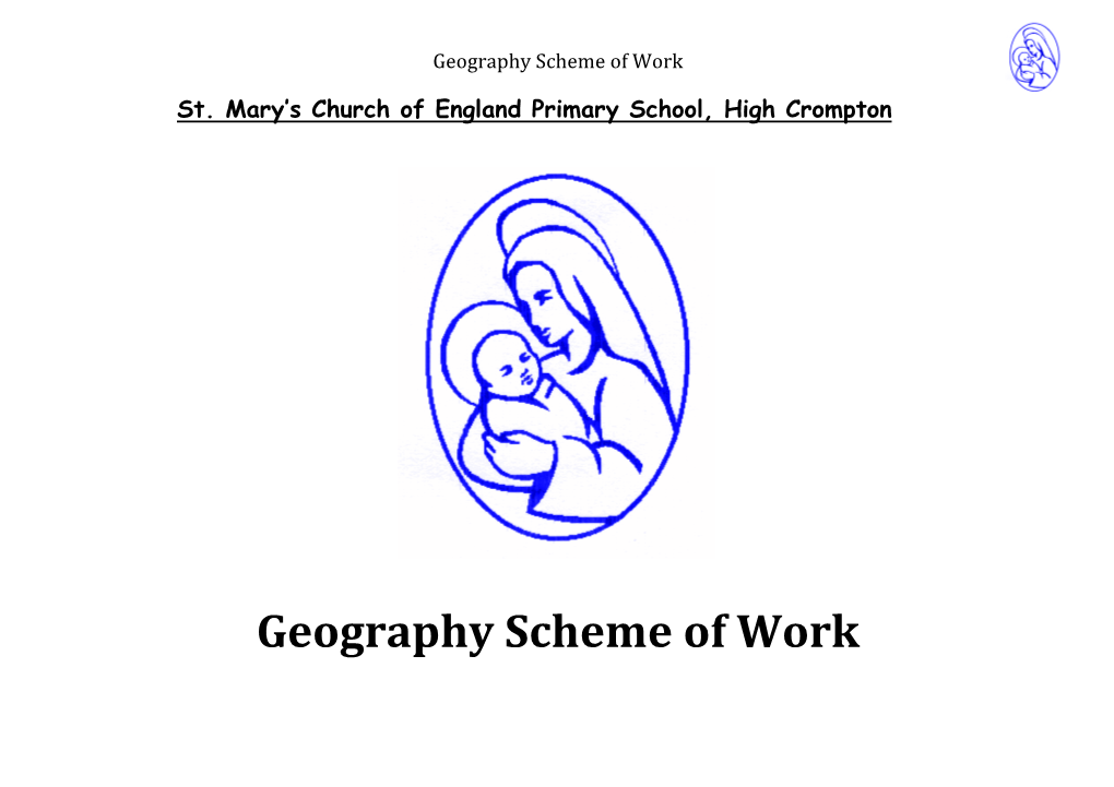 Geography Scheme of Work