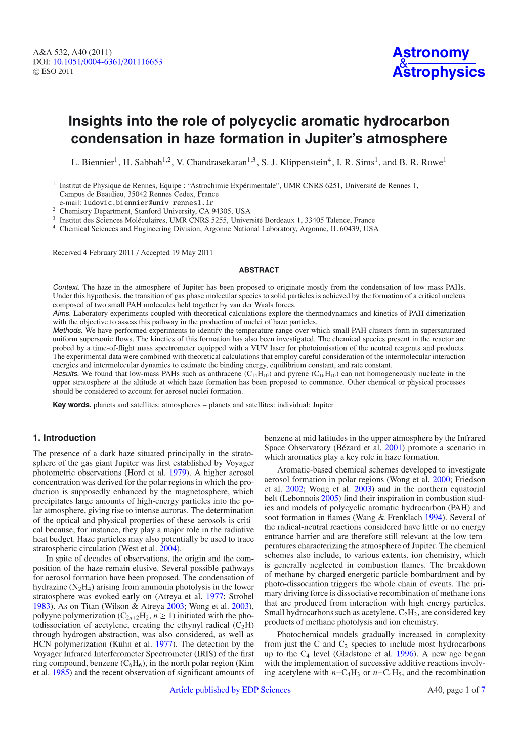 Insights Into the Role of Polycyclic Aromatic Hydrocarbon Condensation in Haze Formation in Jupiter’S Atmosphere