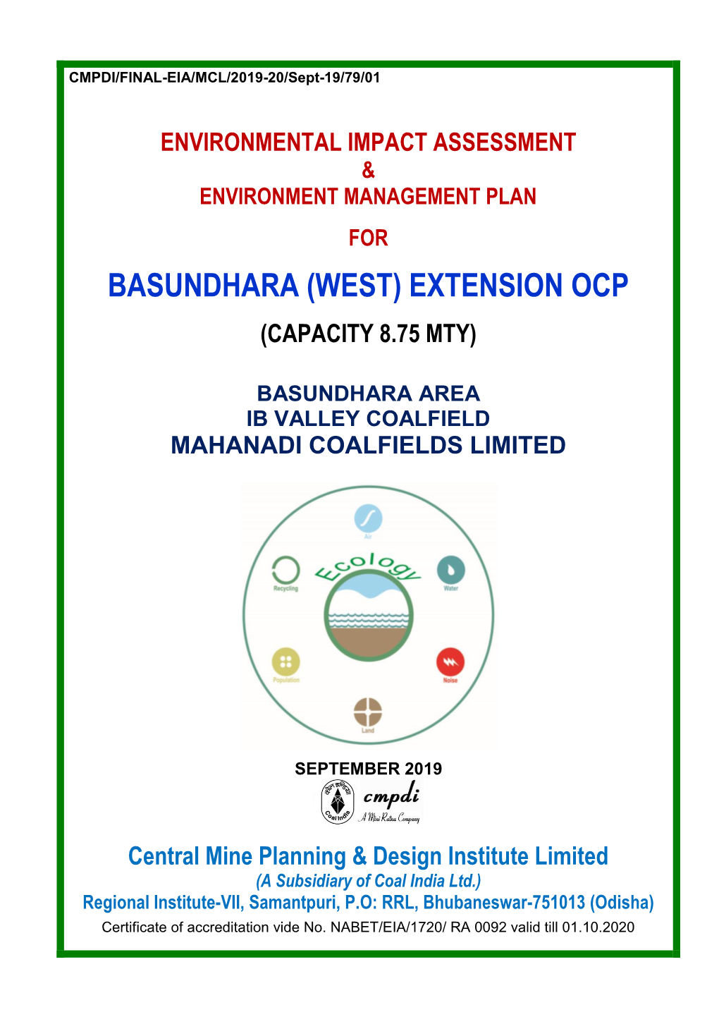 Basundhara (West) Extension Ocp