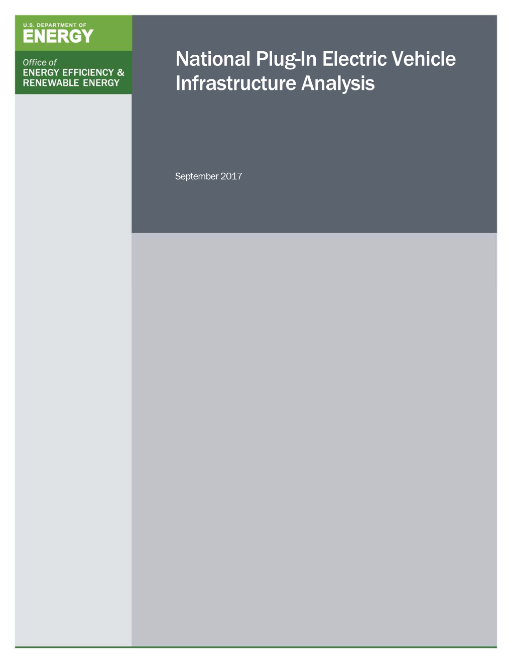 National Plug-In Electric Vehicle Infrastructure Analysis