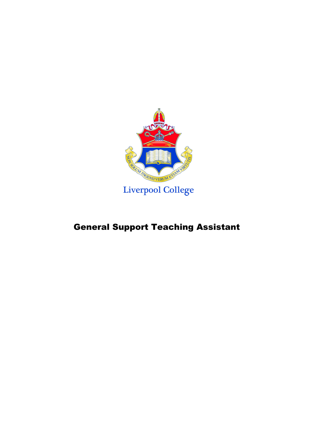 General Support Teaching Assistant