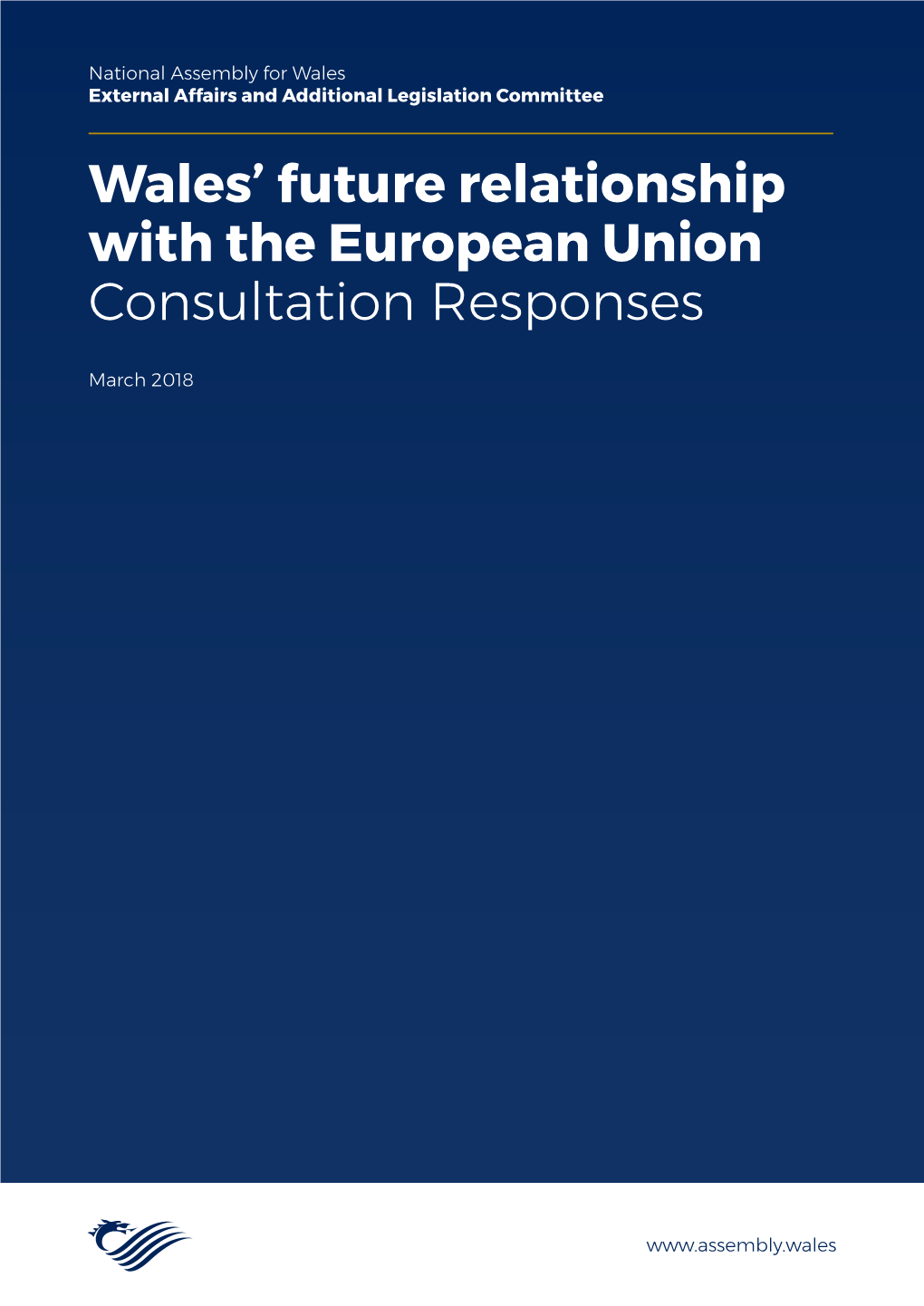 Wales' Future Relationship with the European Union Consultation