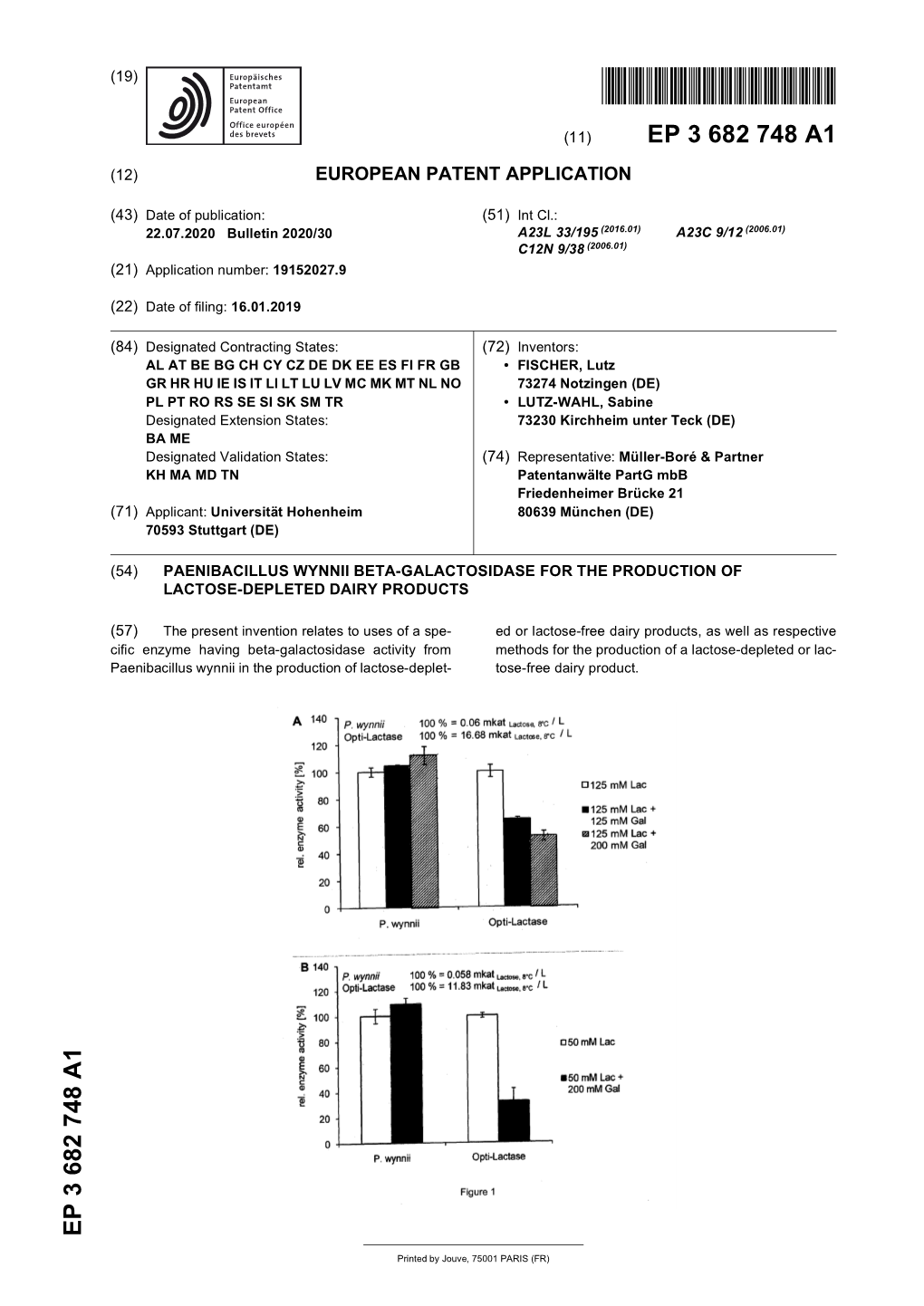 Paenibacillus Wynnii Beta-Galactosidase for the Production of Lactose-Depleted Dairy Products