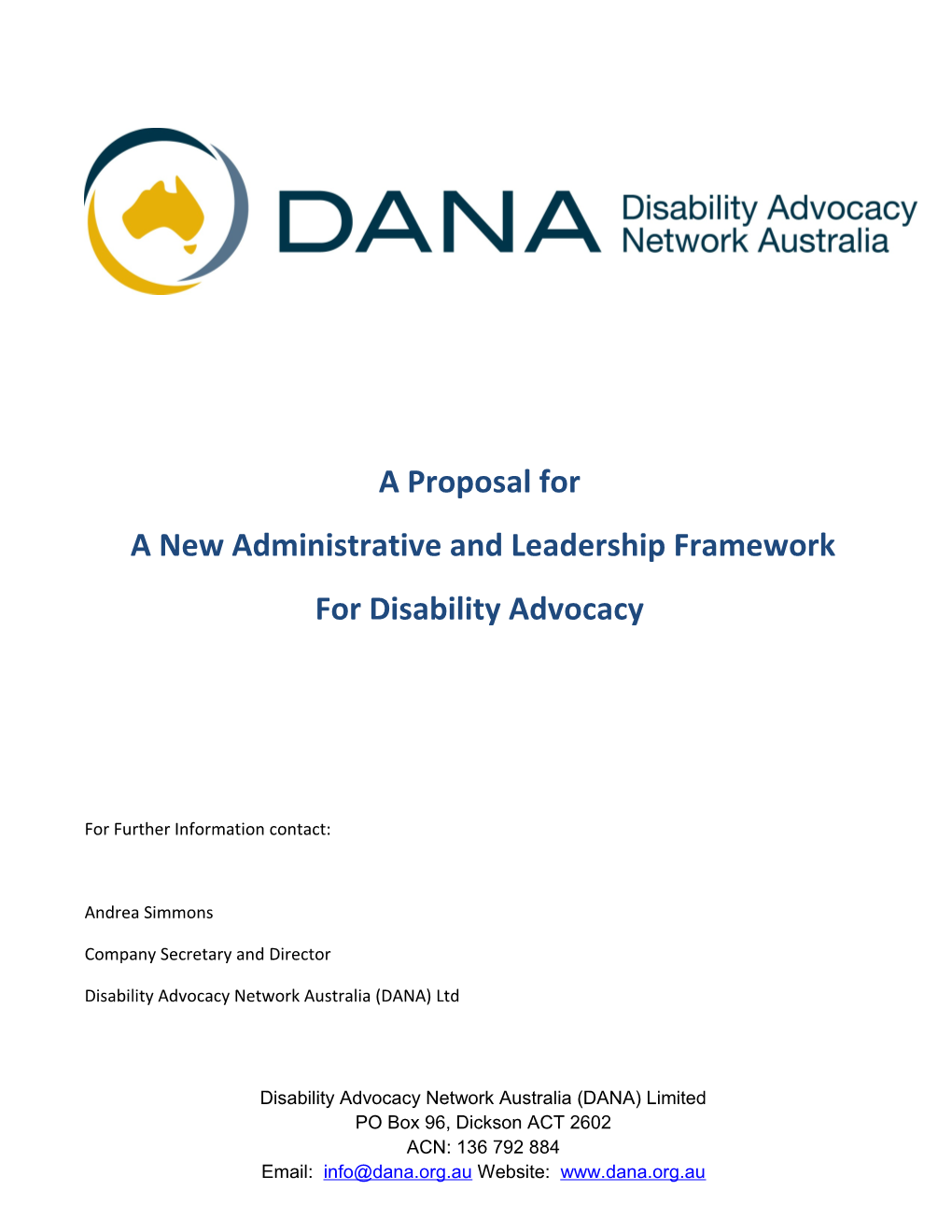 A New Administrative Model for Disability Advocacy