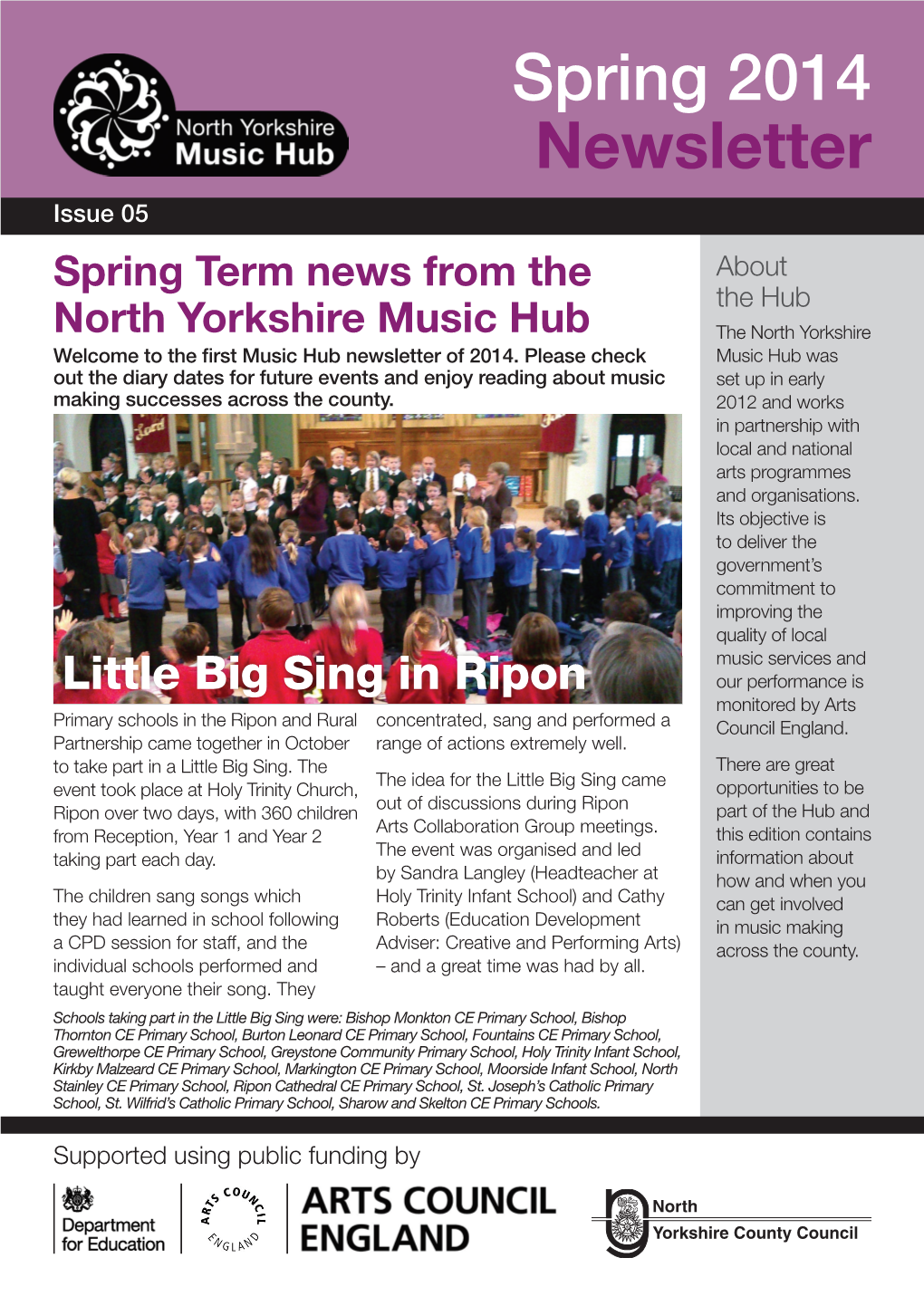 Spring 2014 Newsletter