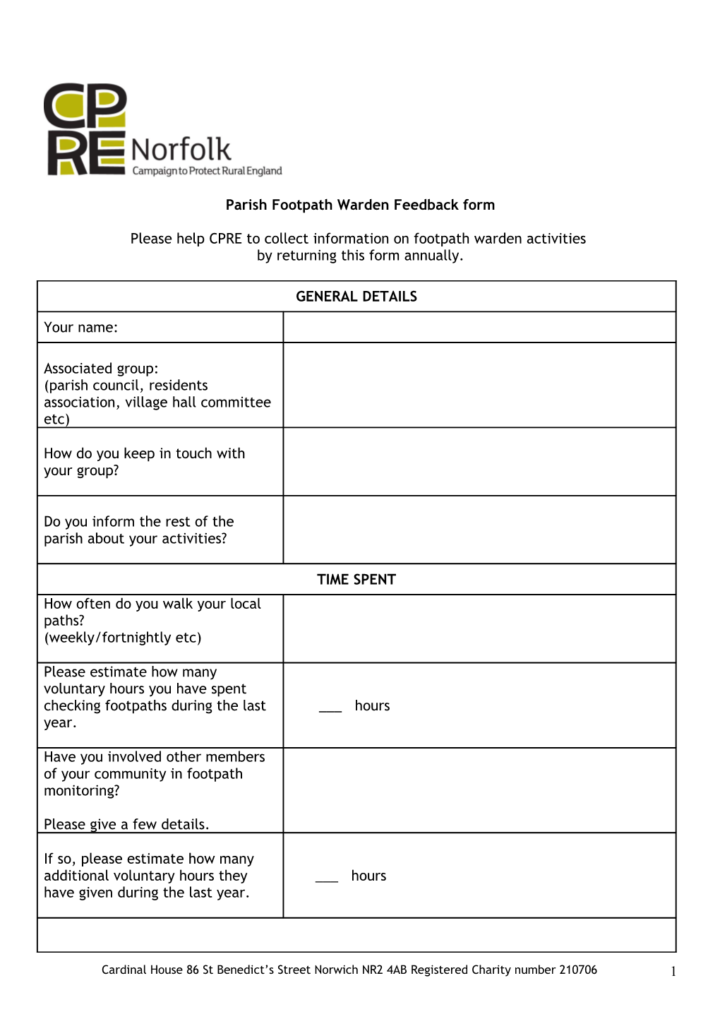 Litter Warden Report Facts and Figures