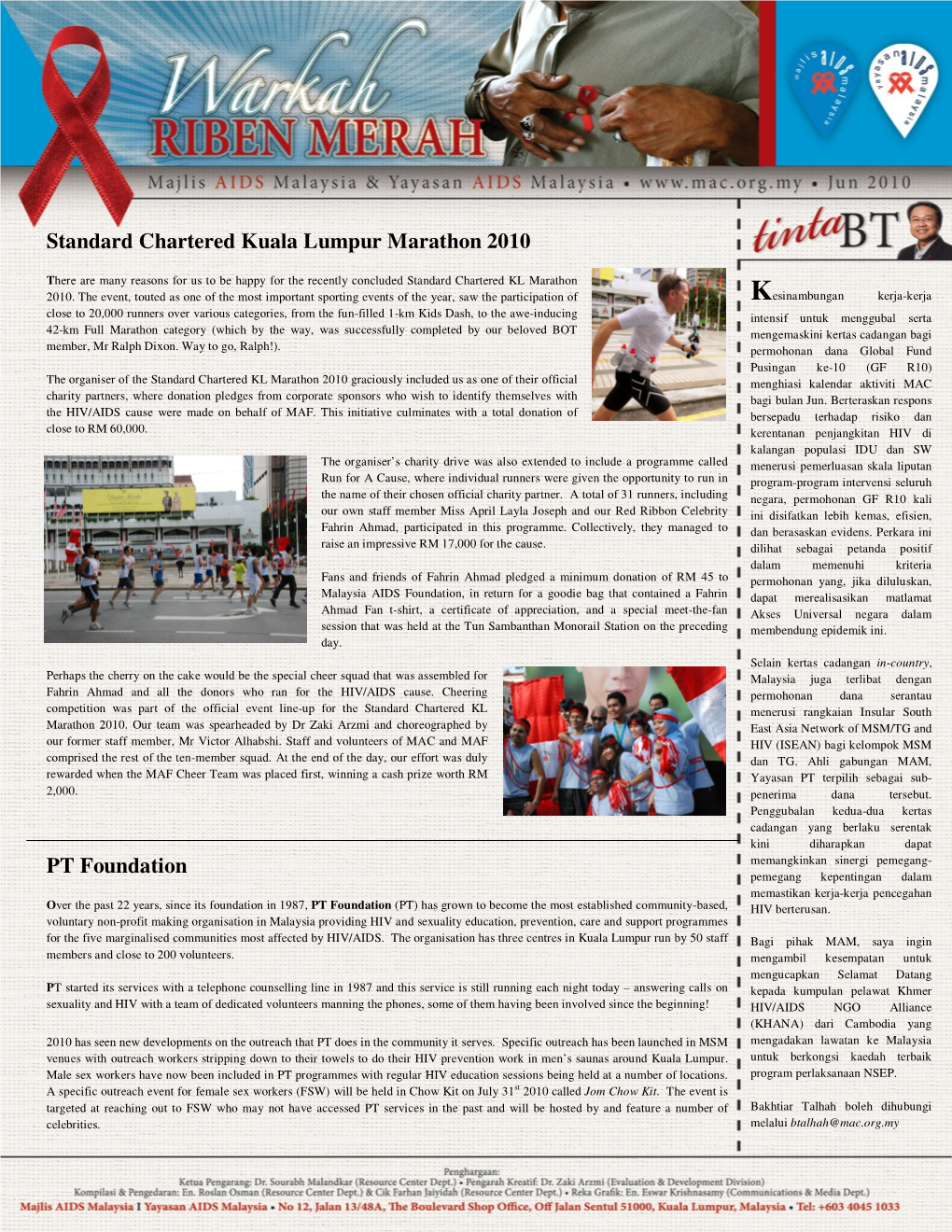 Standard Chartered Kuala Lumpur Marathon 2010 PT Foundation