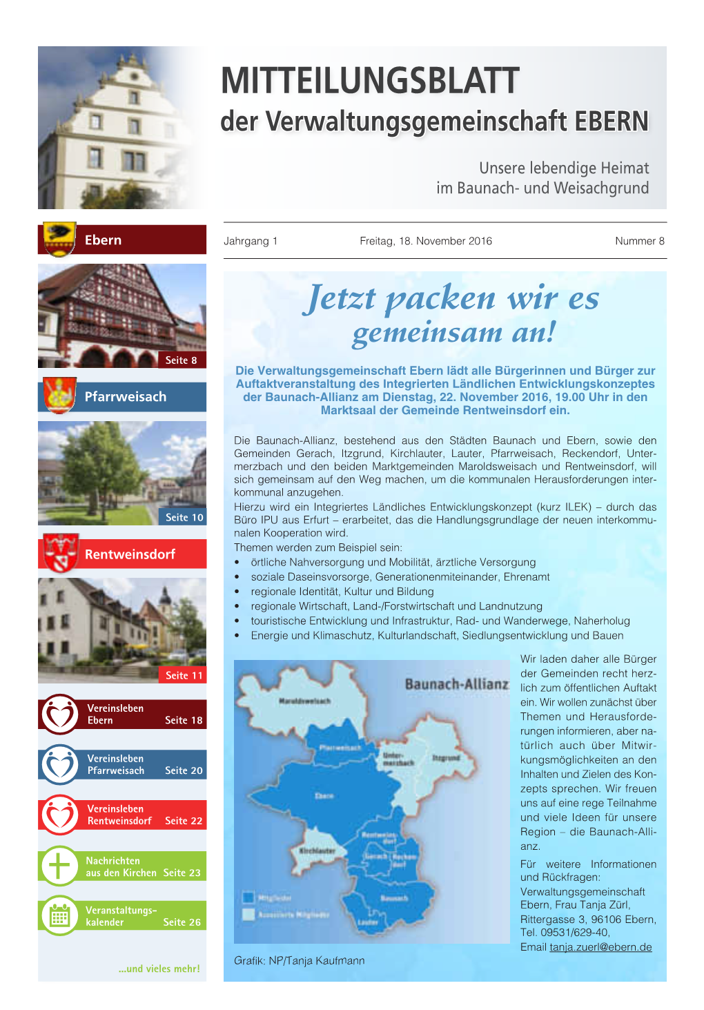 Mitteilungsblatt Der Verwaltungsgemeinschaft EBERN