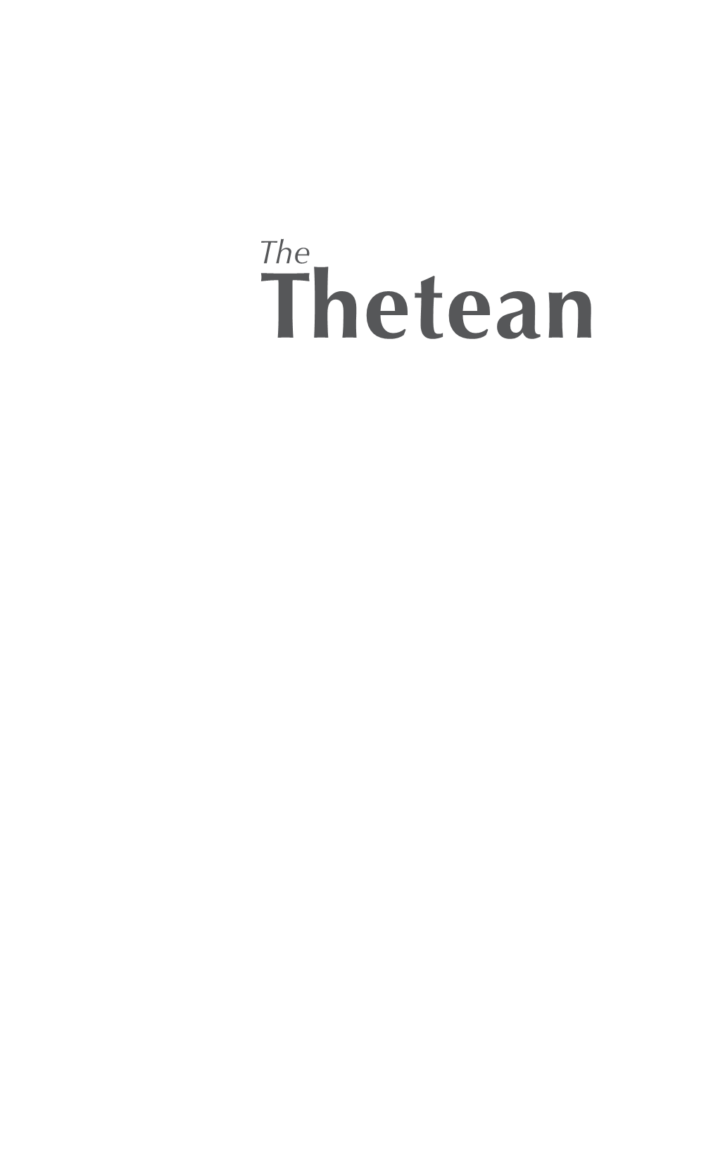 The Thetean 2017