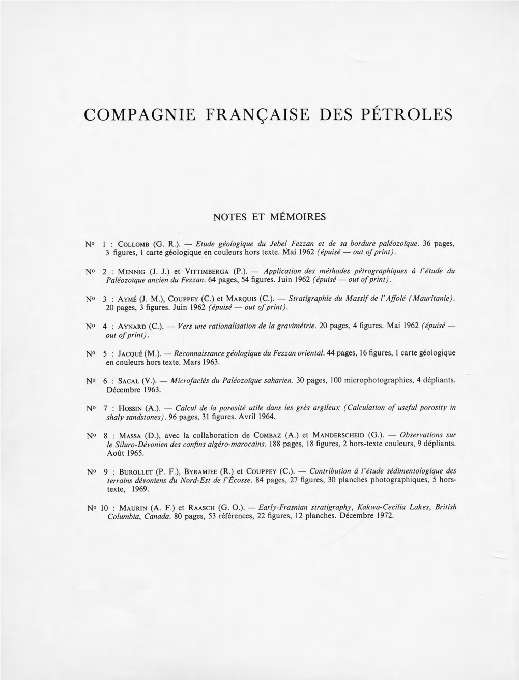 Compagnie Française Des Pétroles