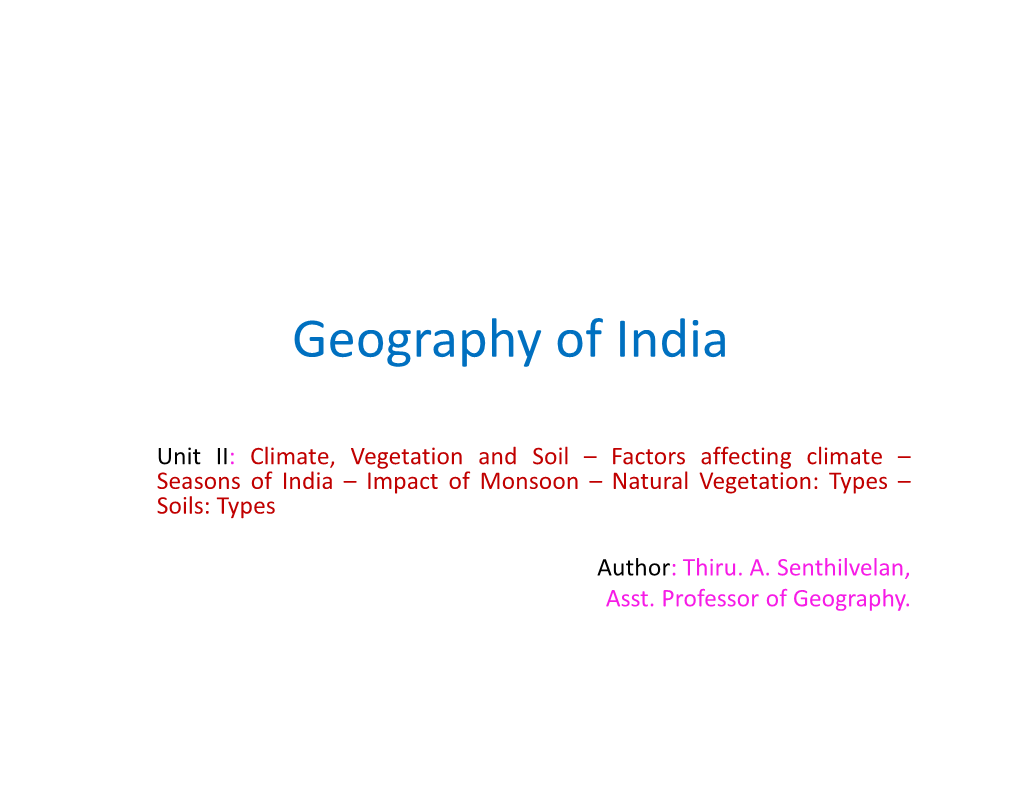 Geography of India