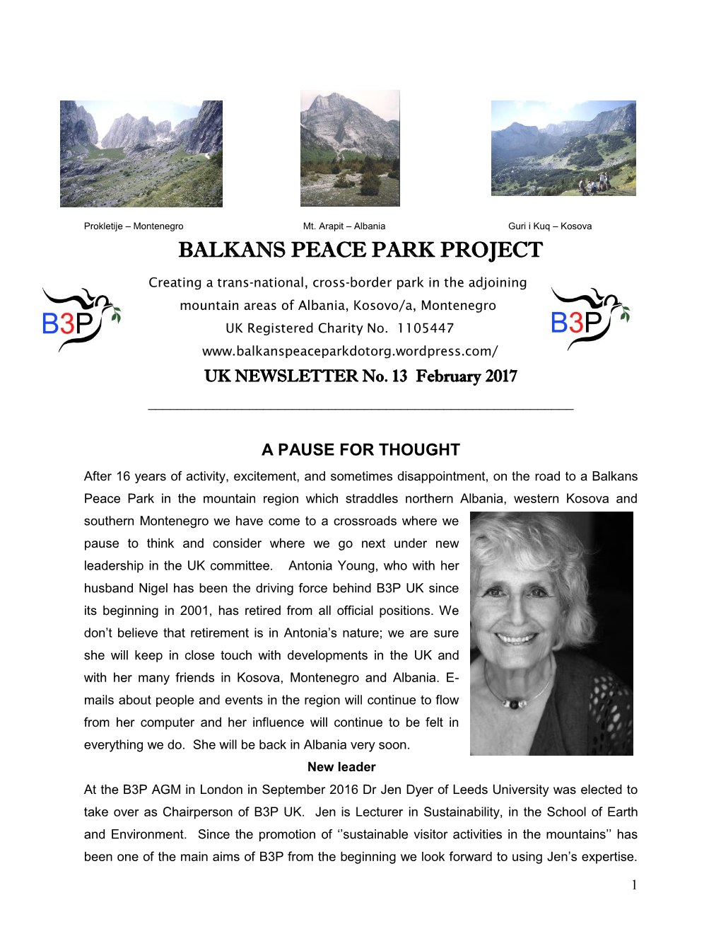 Balkans Peace Park Project