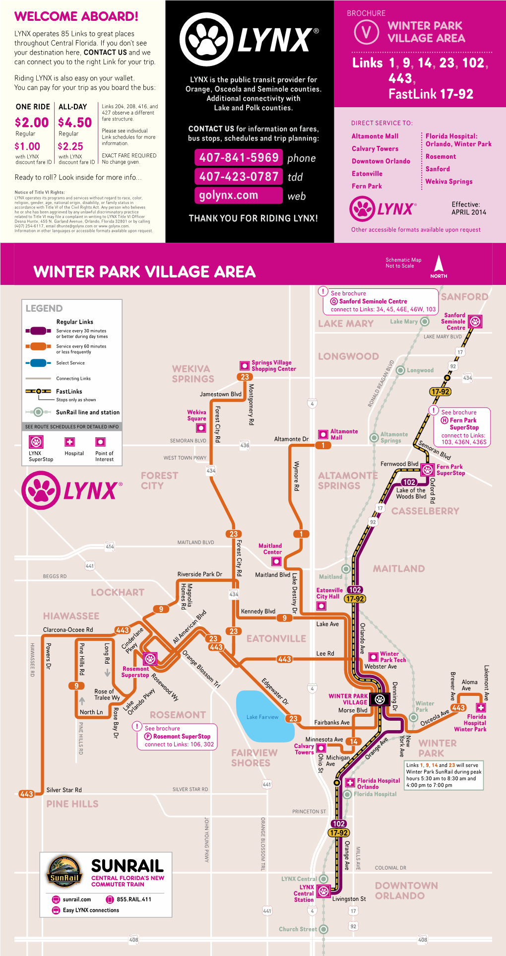 WINTER PARK VILLAGE AREA 92 VILLAGE PARK WINTER Not to Scale to Not Church Street