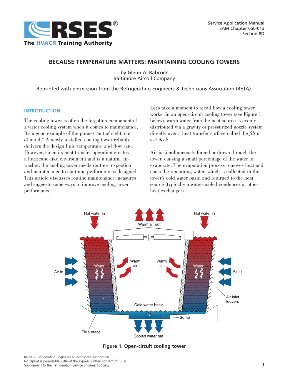 Because Temperature Matters: Maintaining Cooling Towers