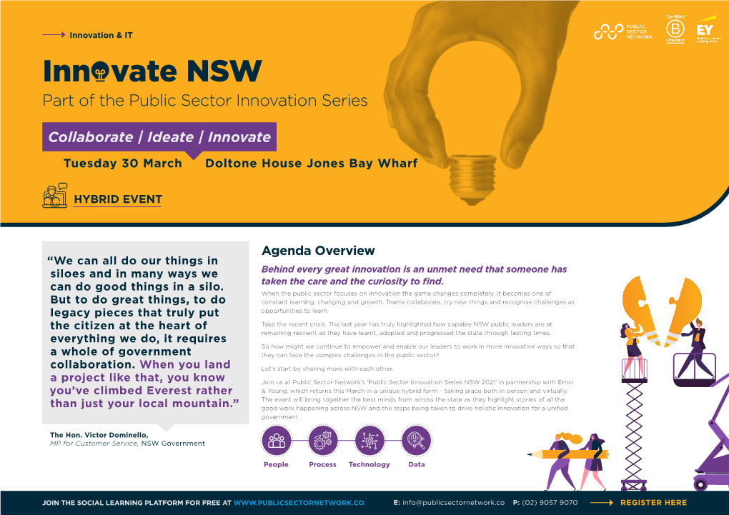Inn Vate NSW Part of the Public Sector Innovation Series