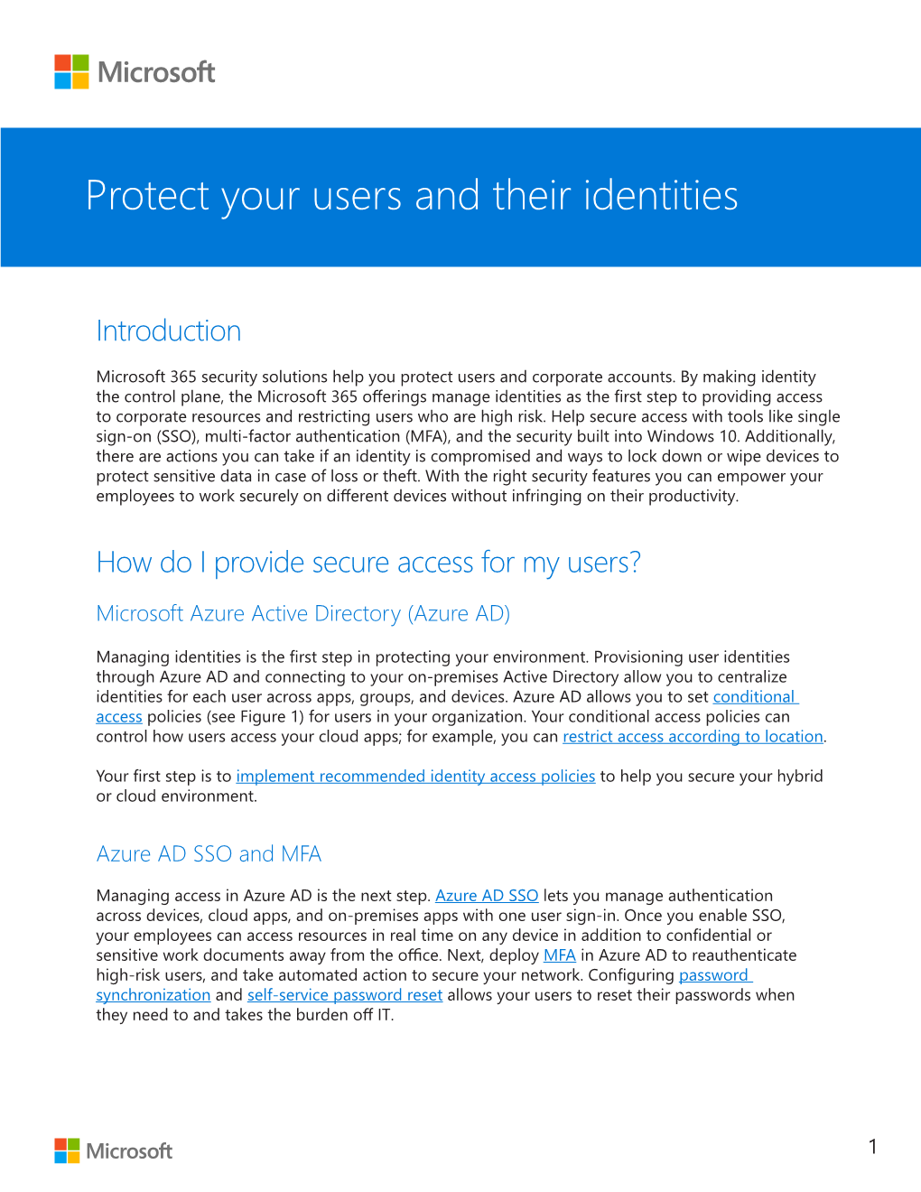 Protect Your Users and Their Identities