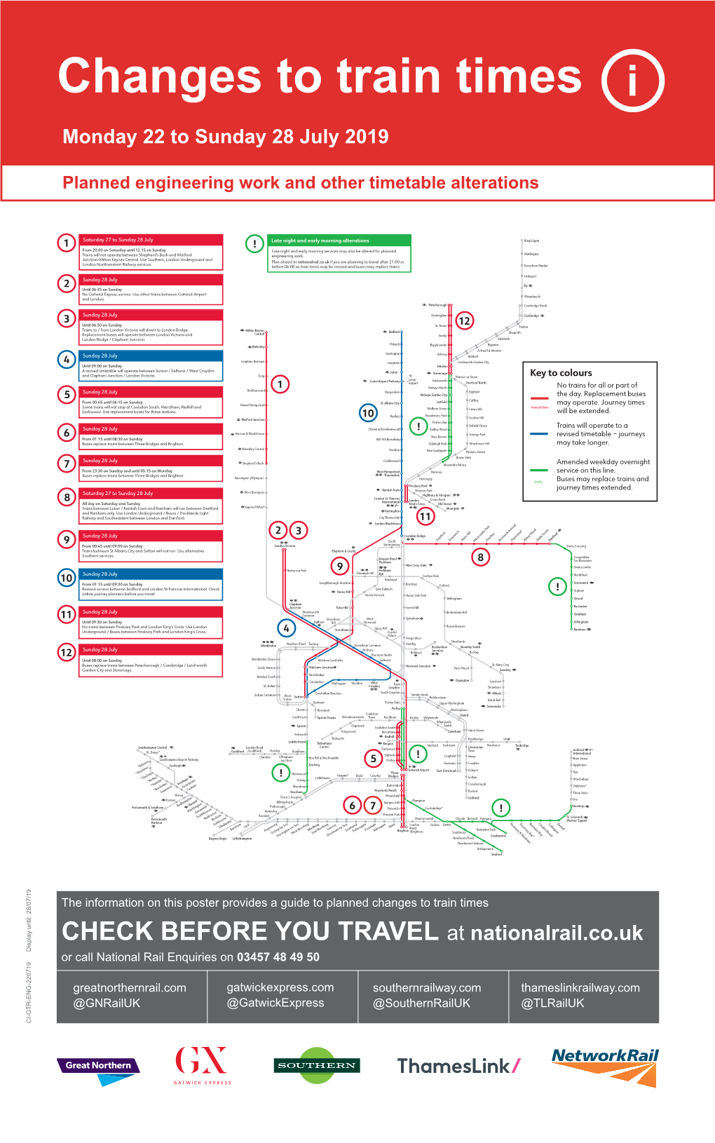 CHECK BEFORE YOU TRAVEL at Nationalrail.Co.Uk