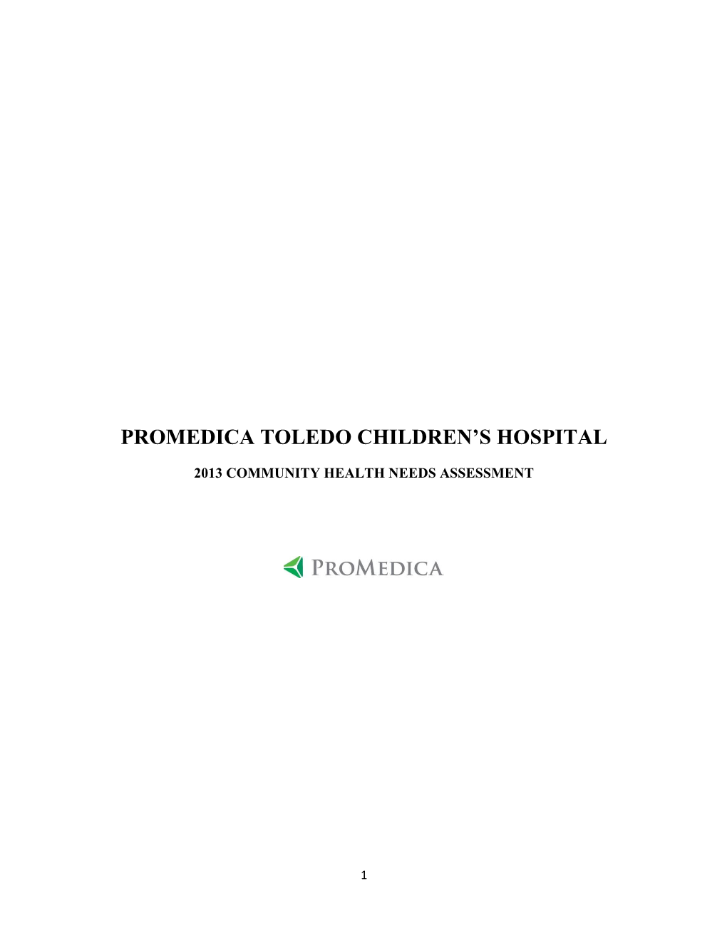 Promedica Toledo Children's Hospital
