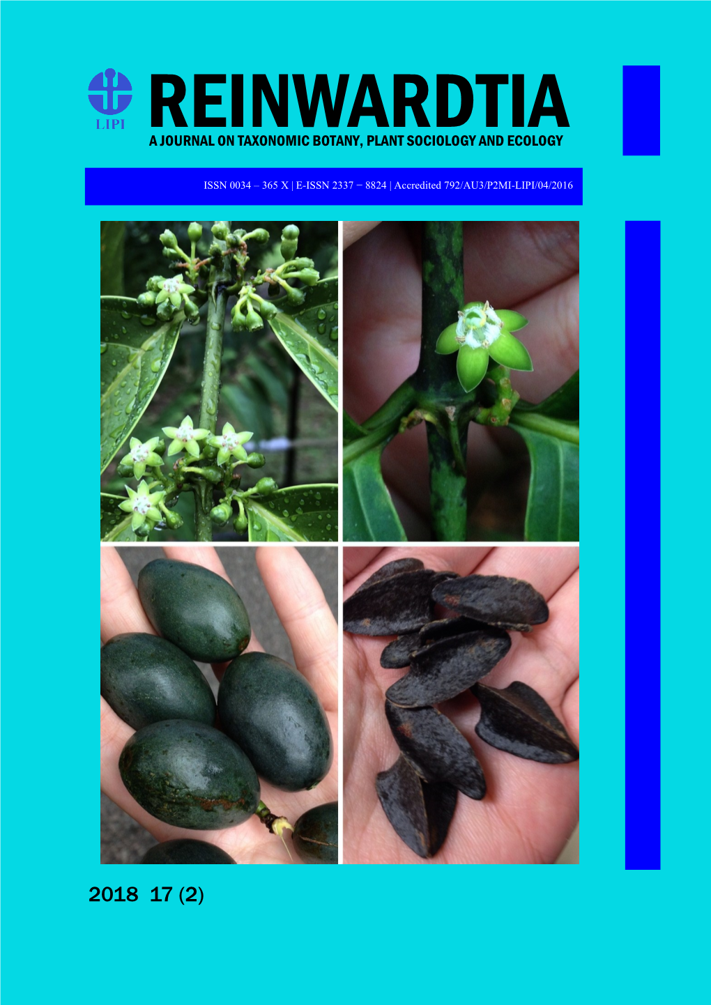 Reinwardtia a Journal on Taxonomic Botany, Plant Sociology and Ecology