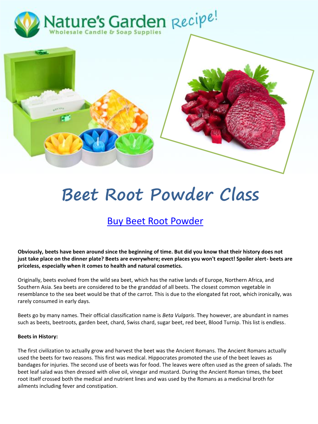 Beet Root Powder Class Buy Beet Root Powder