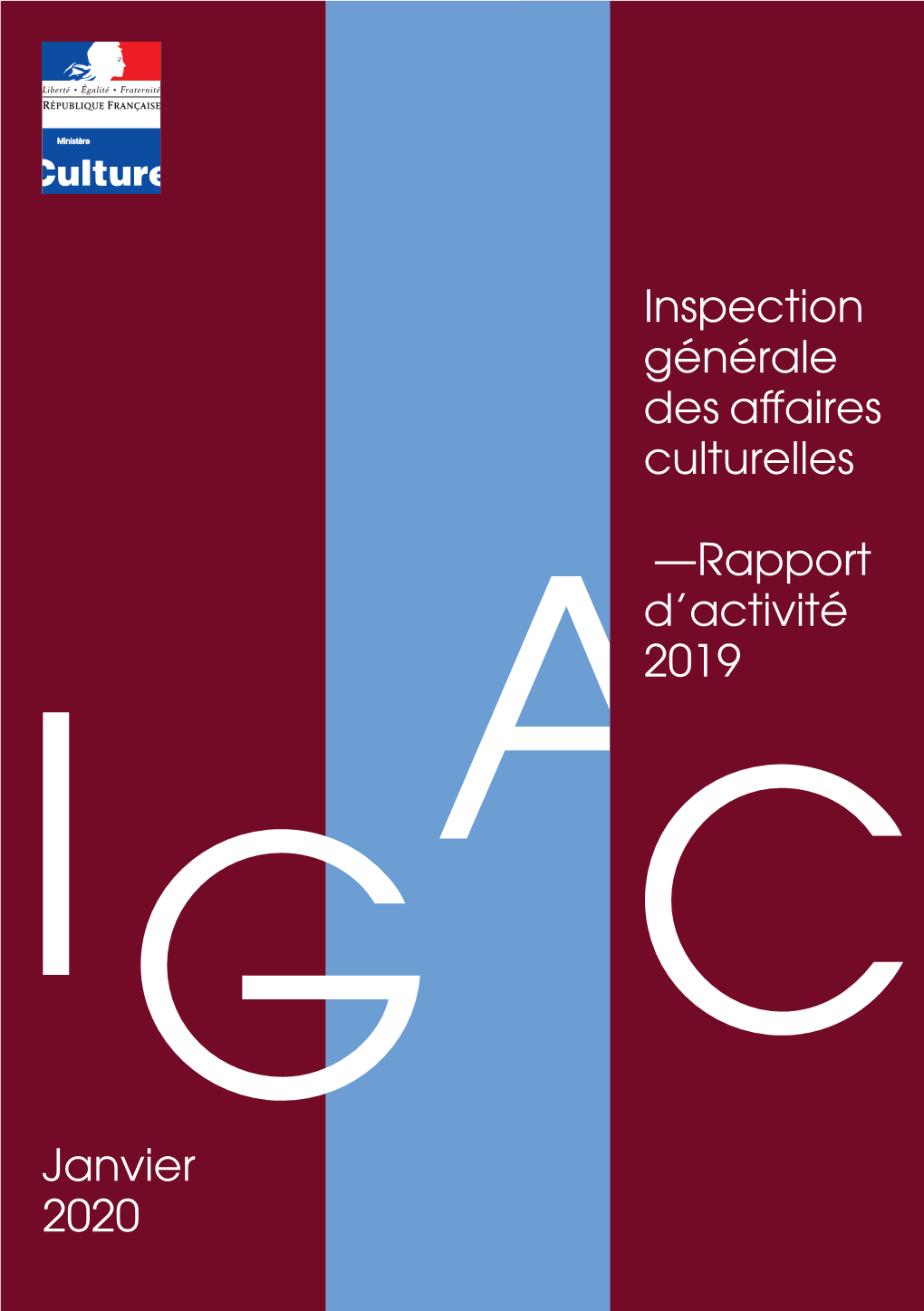 Janvier 2020 Inspection Générale Des Affaires Culturelles —Rapport D'activité 2019