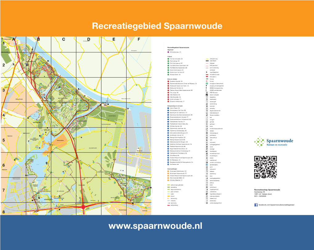 Informatiebord Spaarnwoude Plattegrond 2015.Indd