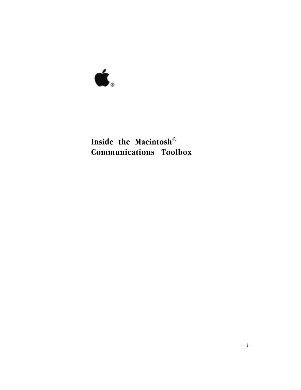 Inside the Macintosh Communications Toolbox