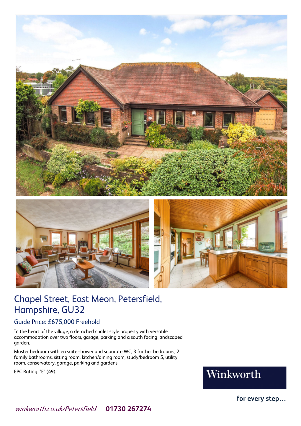 Chapel Street, East Meon, Petersfield, Hampshire, GU32