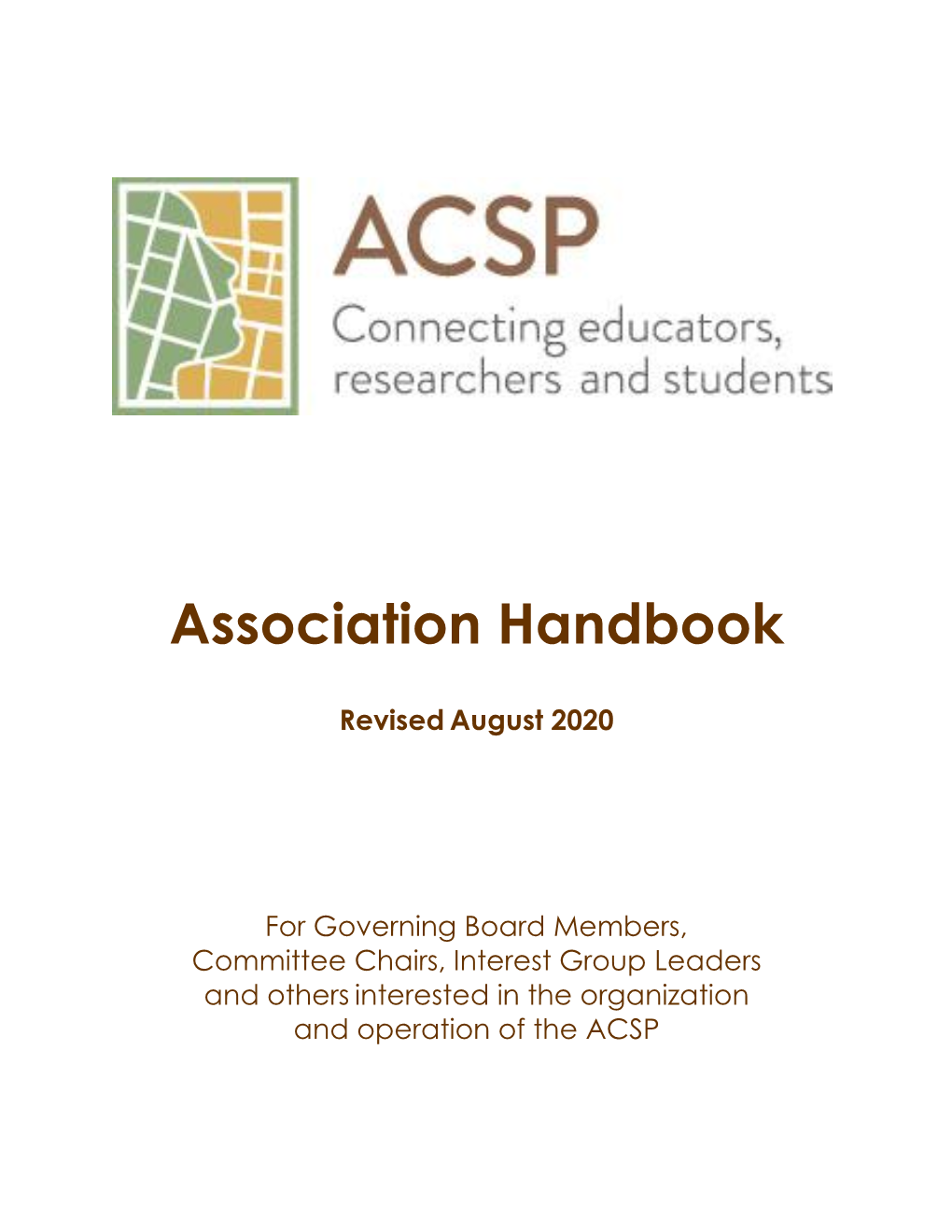 ACSP Handbook