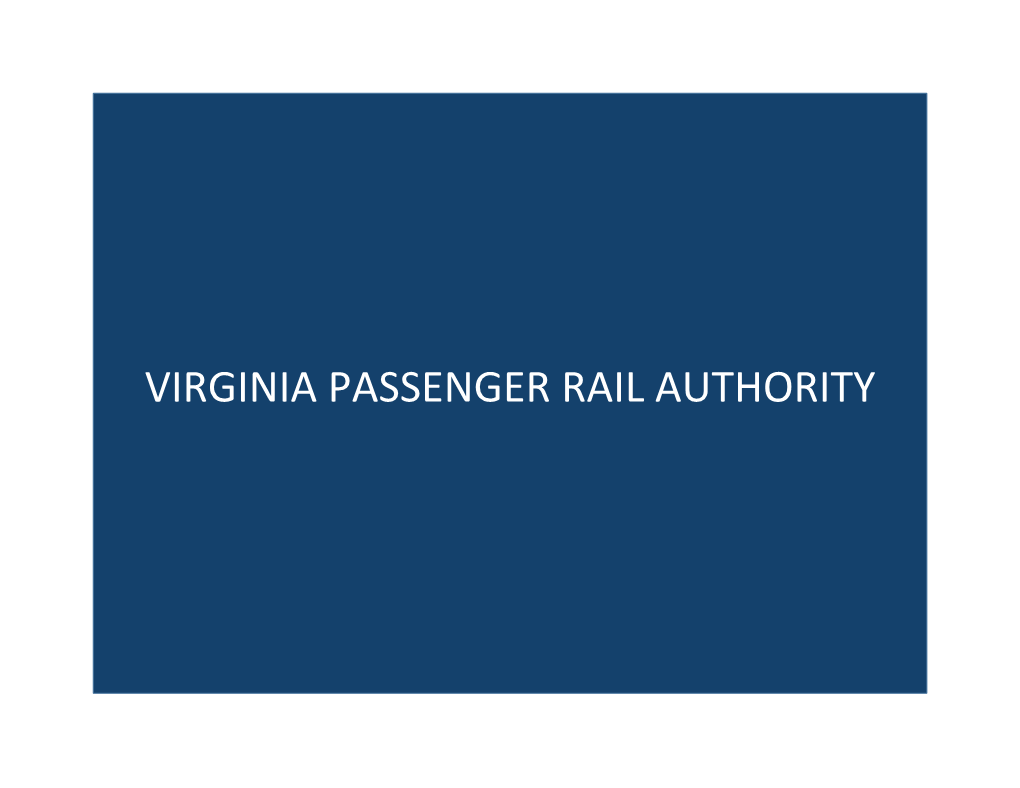 Virginia Passenger Rail Authority