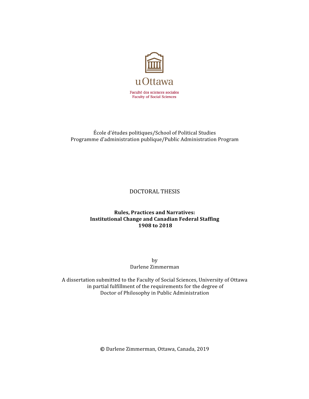 Doctoral Thesis