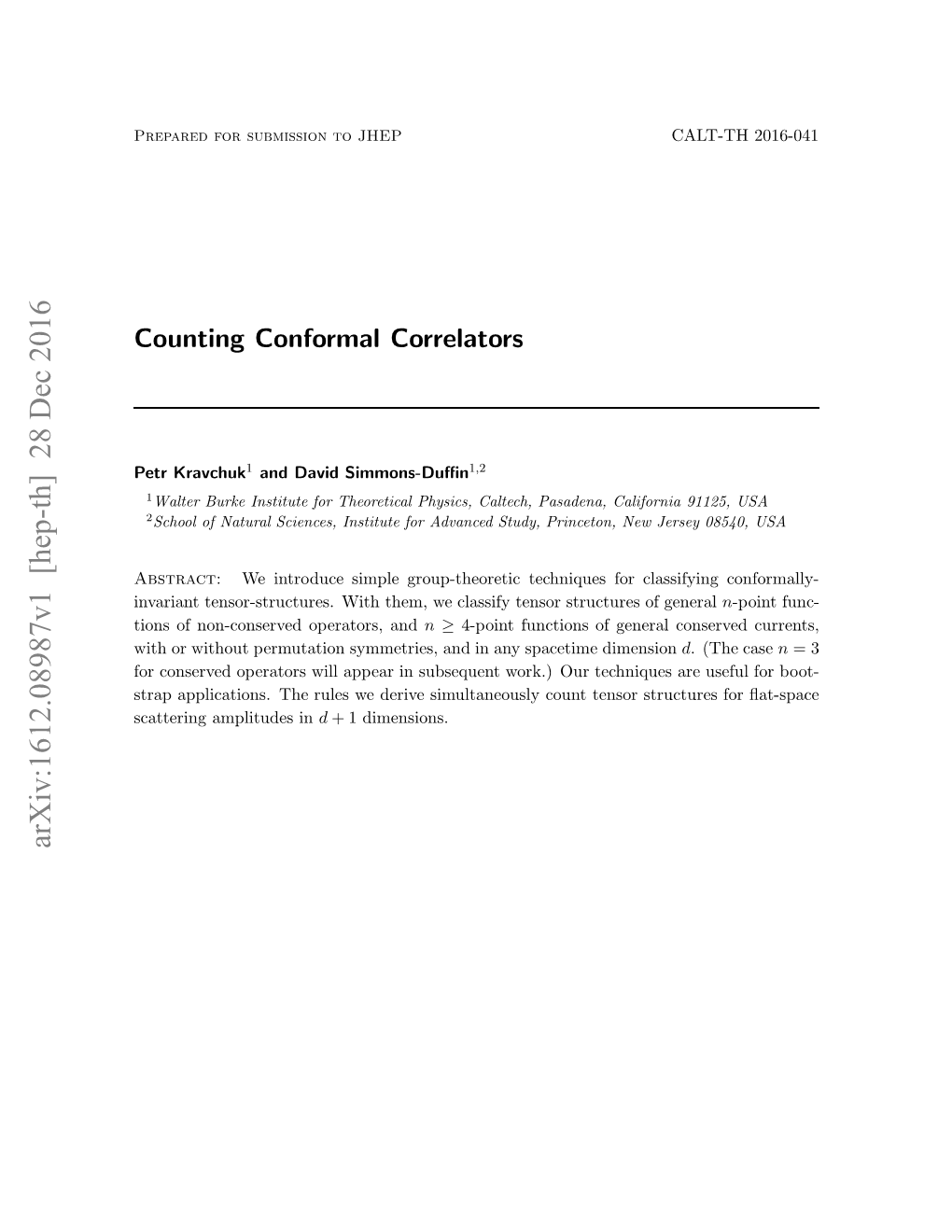 Counting Conformal Correlators