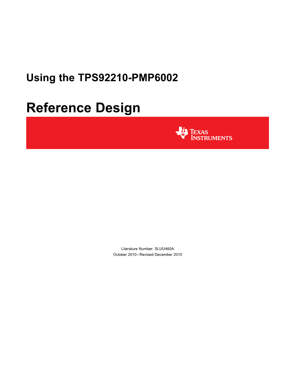 Using the TPS92210-PMP6002