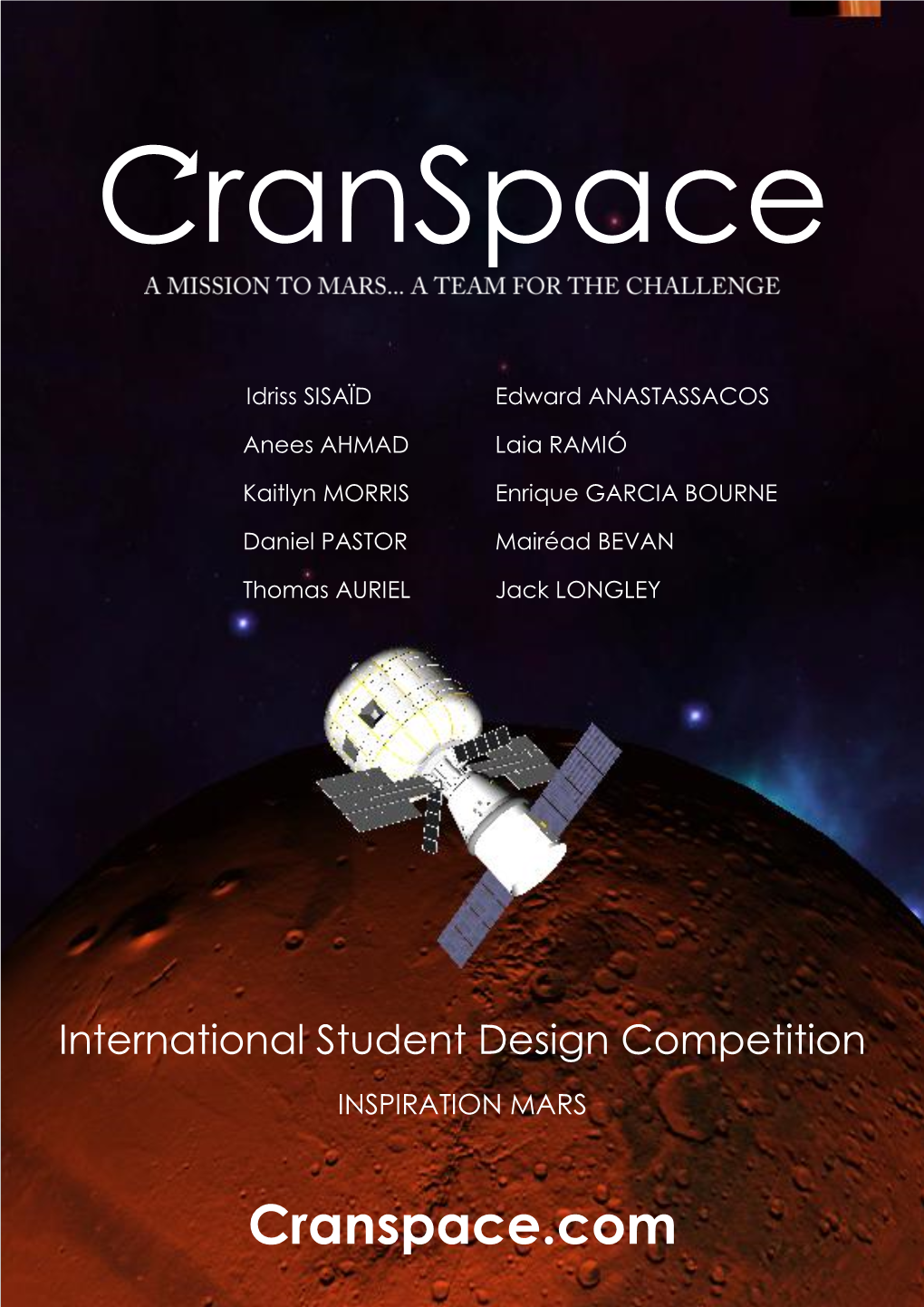 Cranspace.Com Inspiration Mars Student Design Competition Section 0