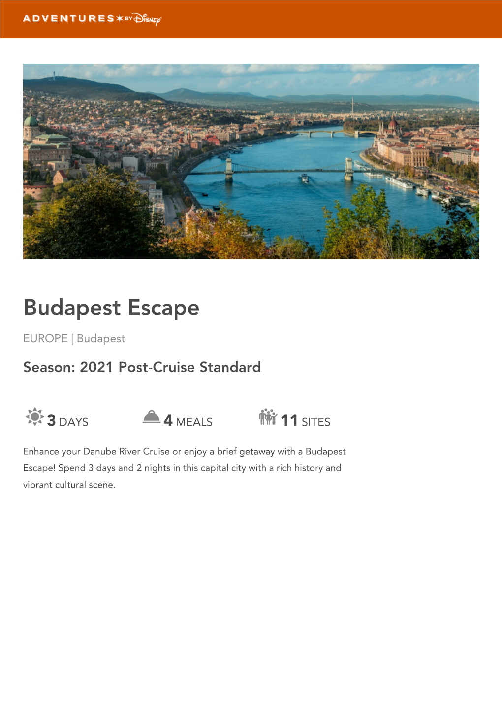 BUDAPEST ESCAPE Europe | Budapest