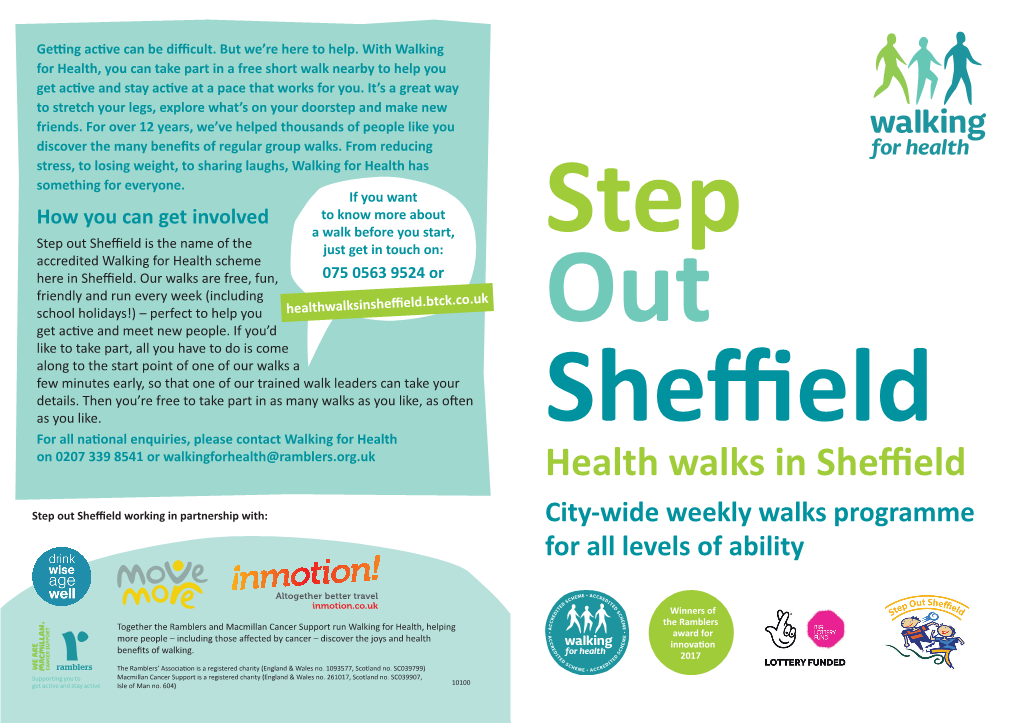 10100 Step out Sheffield Leaflet.Indd