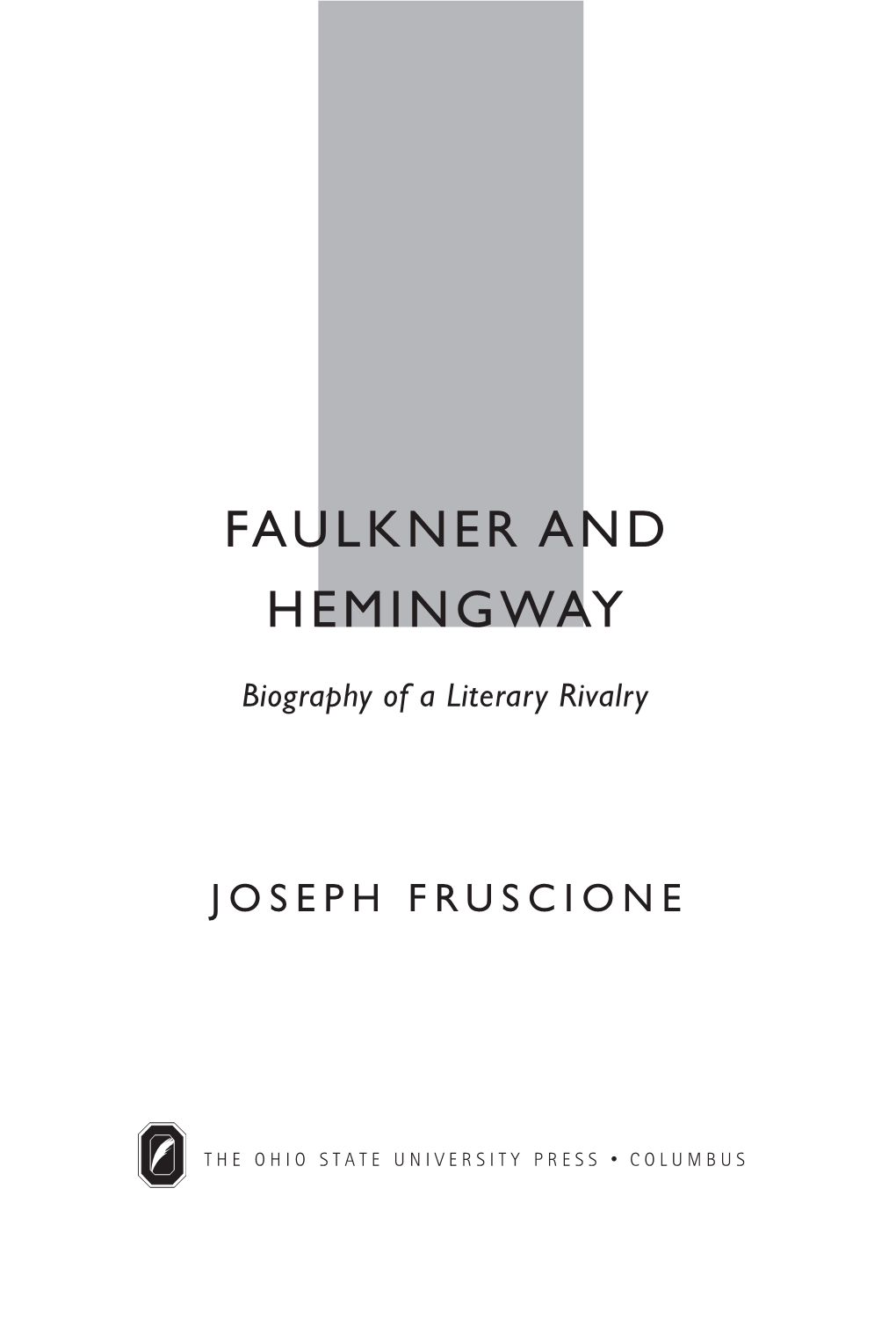 Faulkner and Hemingway